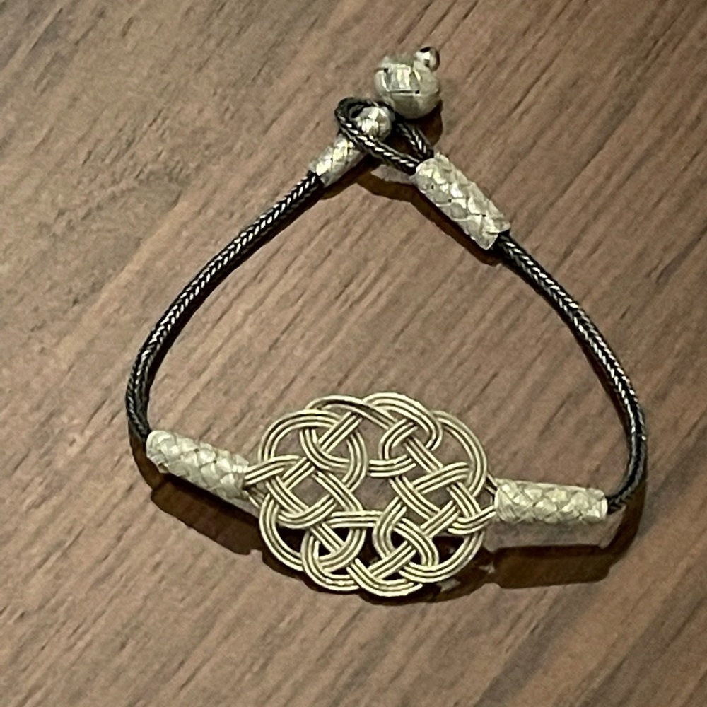 Byzantium design silver woven bracelet, from the Grand Bazaar in Istanbul